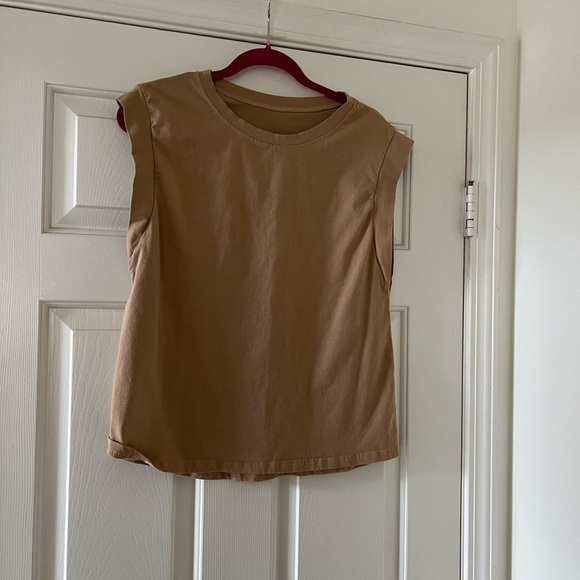 Women’s  CAP  SLEEVE  Crew Neck TANK - Picture 4 of 6